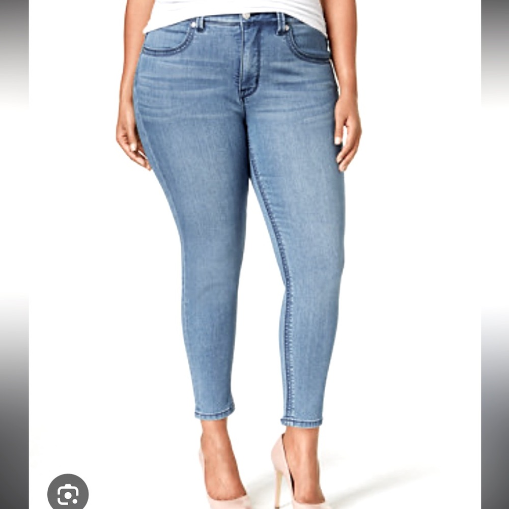 Melissa McCarthy Seven7 Stretch Denim Slimming Pencil Jeans